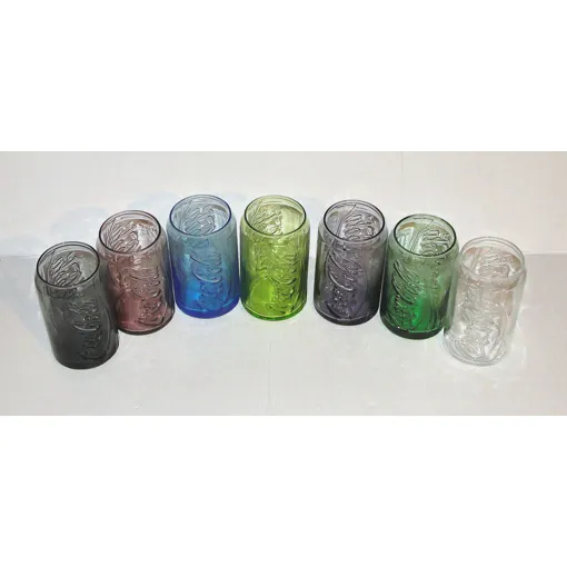Verre Coca Cola Lot 7 Canette Serie Complete 6 Verres Plus Le Transparent Hors Serie Bon état reconditionné disponible sur Rakuten