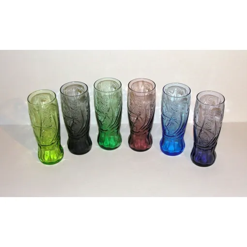 Verre Coca Cola Serie Complete 6 Verres Du Mac Donalds Année 2008 Bon état reconditionné disponible sur Rakuten
