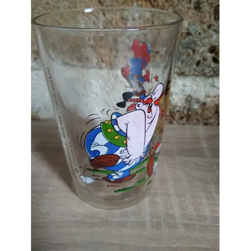 Verre Obelix Et Assurancetourix - 1968 - Verre A Moutarde Bon état reconditionné disponible sur Rakuten