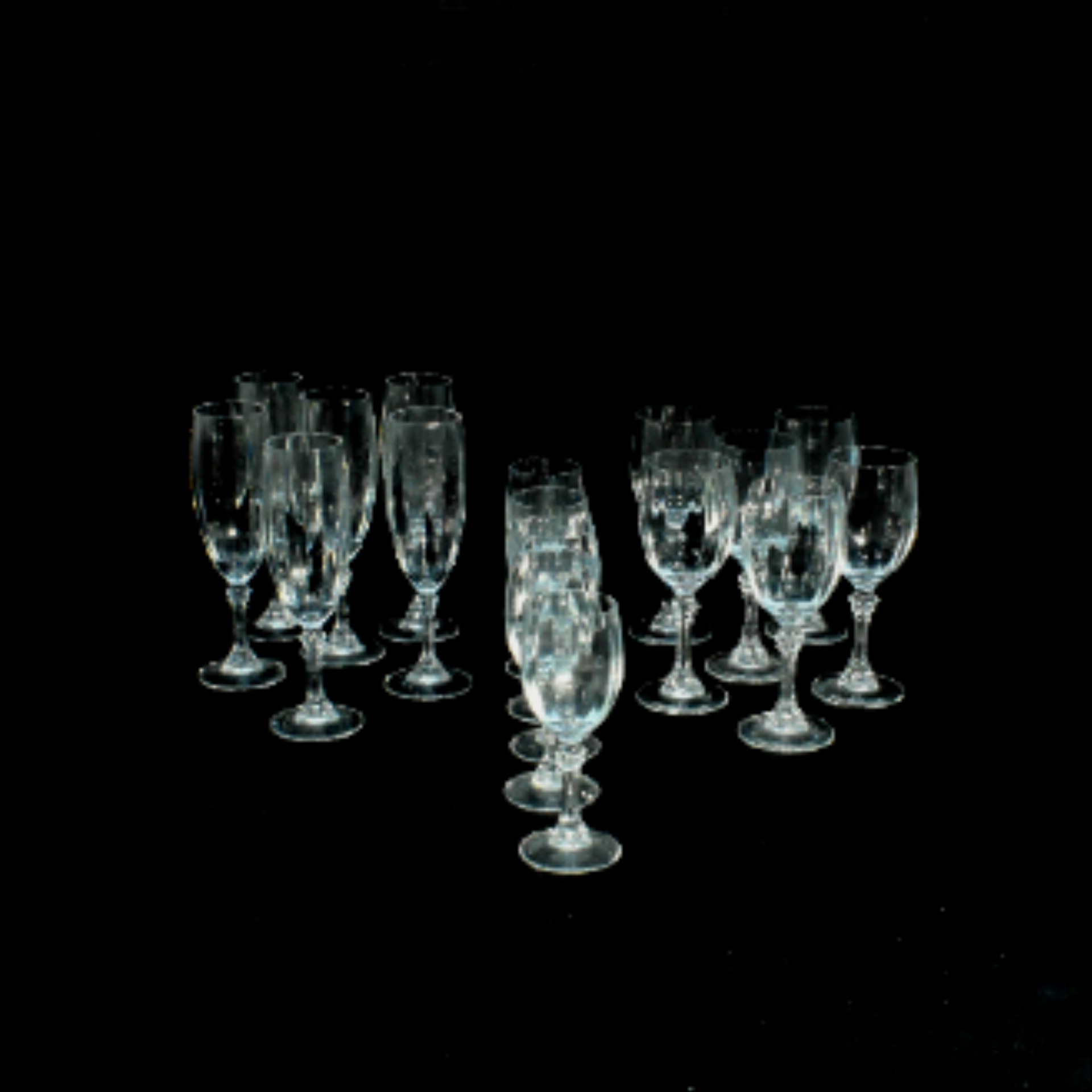 Voir photo 12 de Verres de Dégustation - Vin & Champagne - Cristal Blanc Verres de Dégustation - Vin & Champagne - Cristal Blanc Bon état reconditionné photo 12