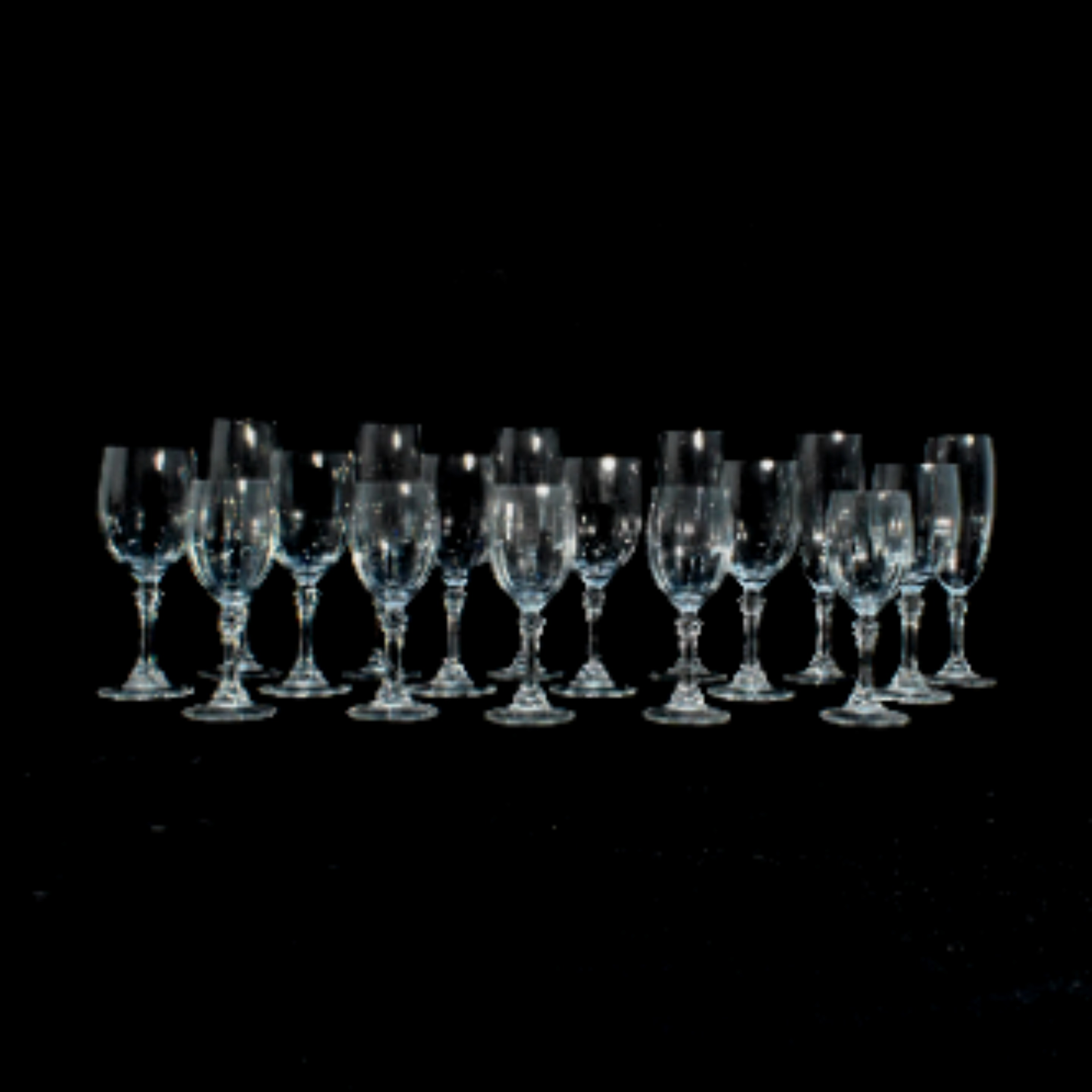 Voir photo 4 de Verres de Dégustation - Vin & Champagne - Cristal Blanc Verres de Dégustation - Vin & Champagne - Cristal Blanc Bon état reconditionné photo 4