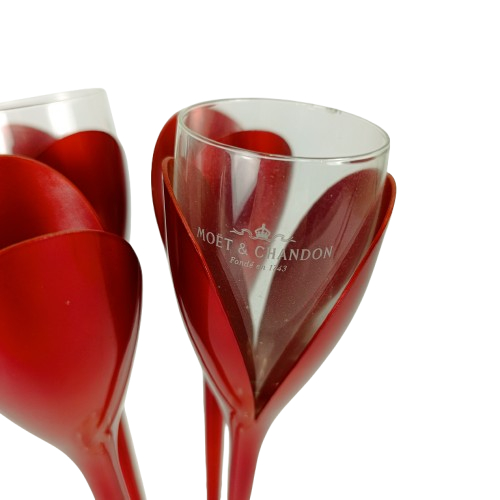 Voir photo 2 de Verres flutes à champagne Moët & Chandon Verres flutes à champagne Moët & Chandon État correct reconditionné photo 2