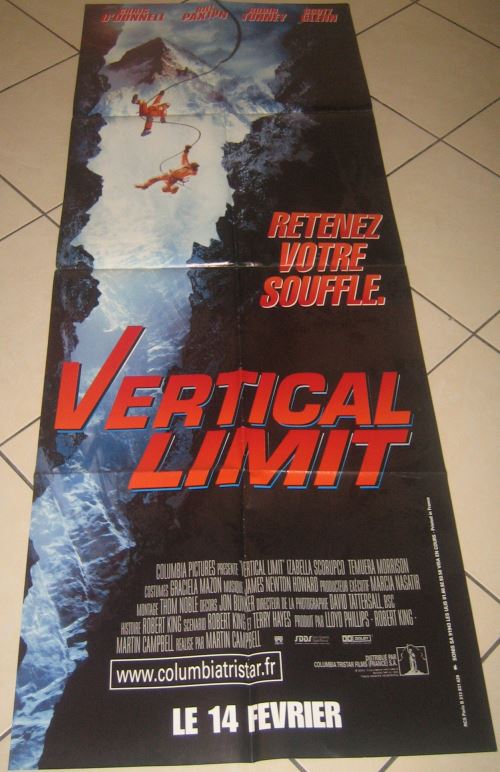 Vertical Limit AFFICHE CINEMA ORIGINALE État correct reconditionné disponible sur Fnac