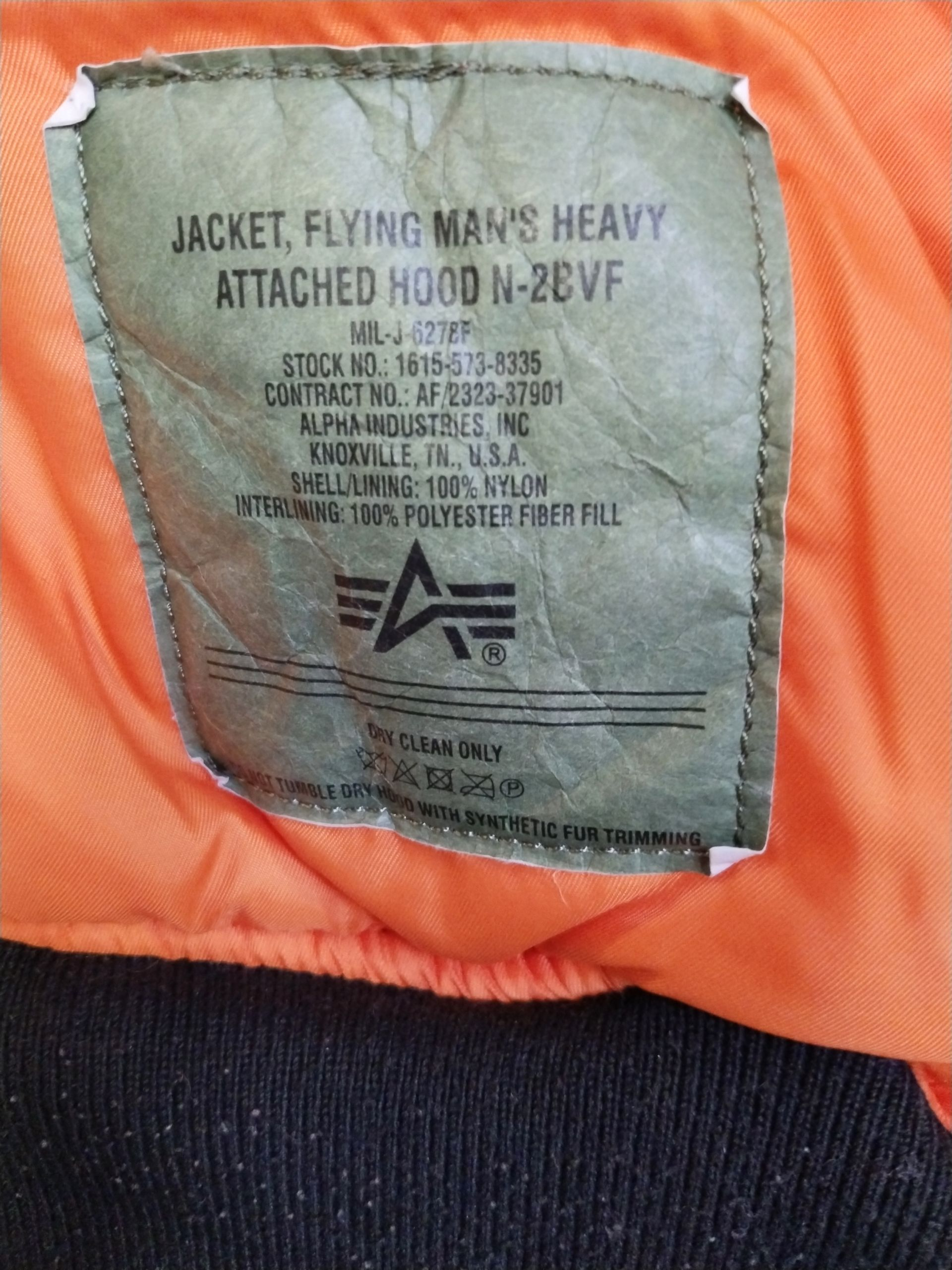 Voir photo 5 de Veste alpha industries Veste alpha industries Très bon état reconditionné photo 5
