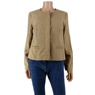 Acheter Veste beige col rond - Femme - JODHPUR - Taille 40 Très bon état - 11,45 € Veste beige col rond - Femme - JODHPUR - Taille 40 Très bon état reconditionné disponible sur Label Emmaüs