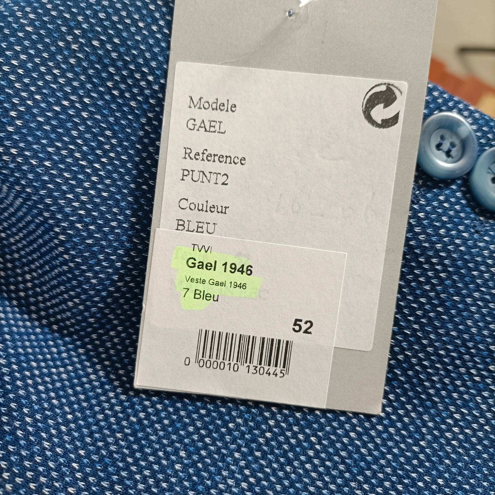 Voir photo 13 de Veste bleue de costume - tailleur homme bleu foncé Di Lorenzo Veste bleue de costume - tailleur homme bleu foncé Di Lorenzo Parfait état reconditionné photo 13