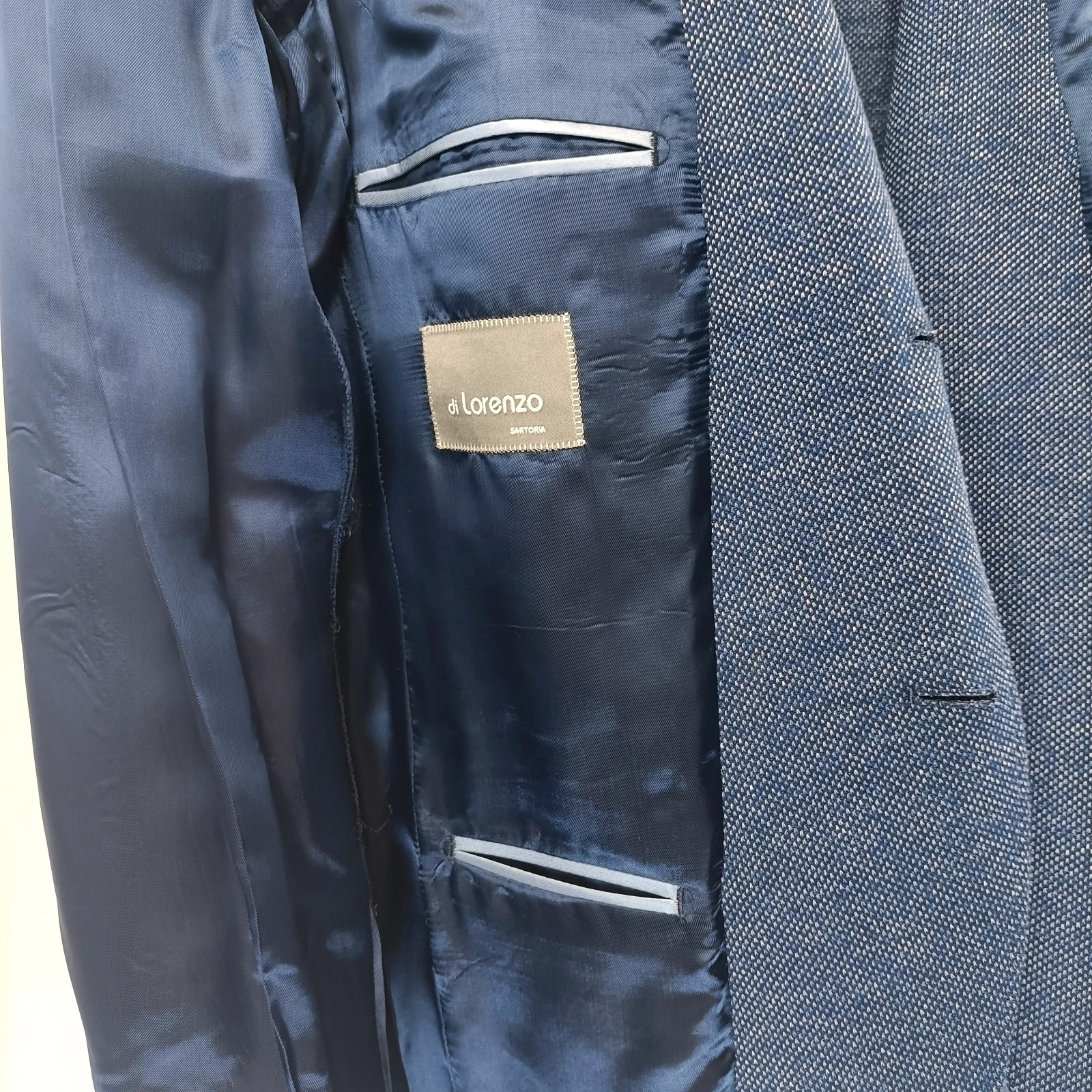 Voir photo 7 de Veste bleue de costume - tailleur homme bleu foncé Di Lorenzo Veste bleue de costume - tailleur homme bleu foncé Di Lorenzo Parfait état reconditionné photo 7