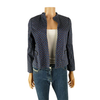 Acheter Veste bleue imprimée abstrait - Femme - Caroll - Taille 36 Très bon état - 11,83 € Veste bleue imprimée abstrait - Femme - Caroll - Taille 36 Très bon état reconditionné disponible sur Label Emmaüs