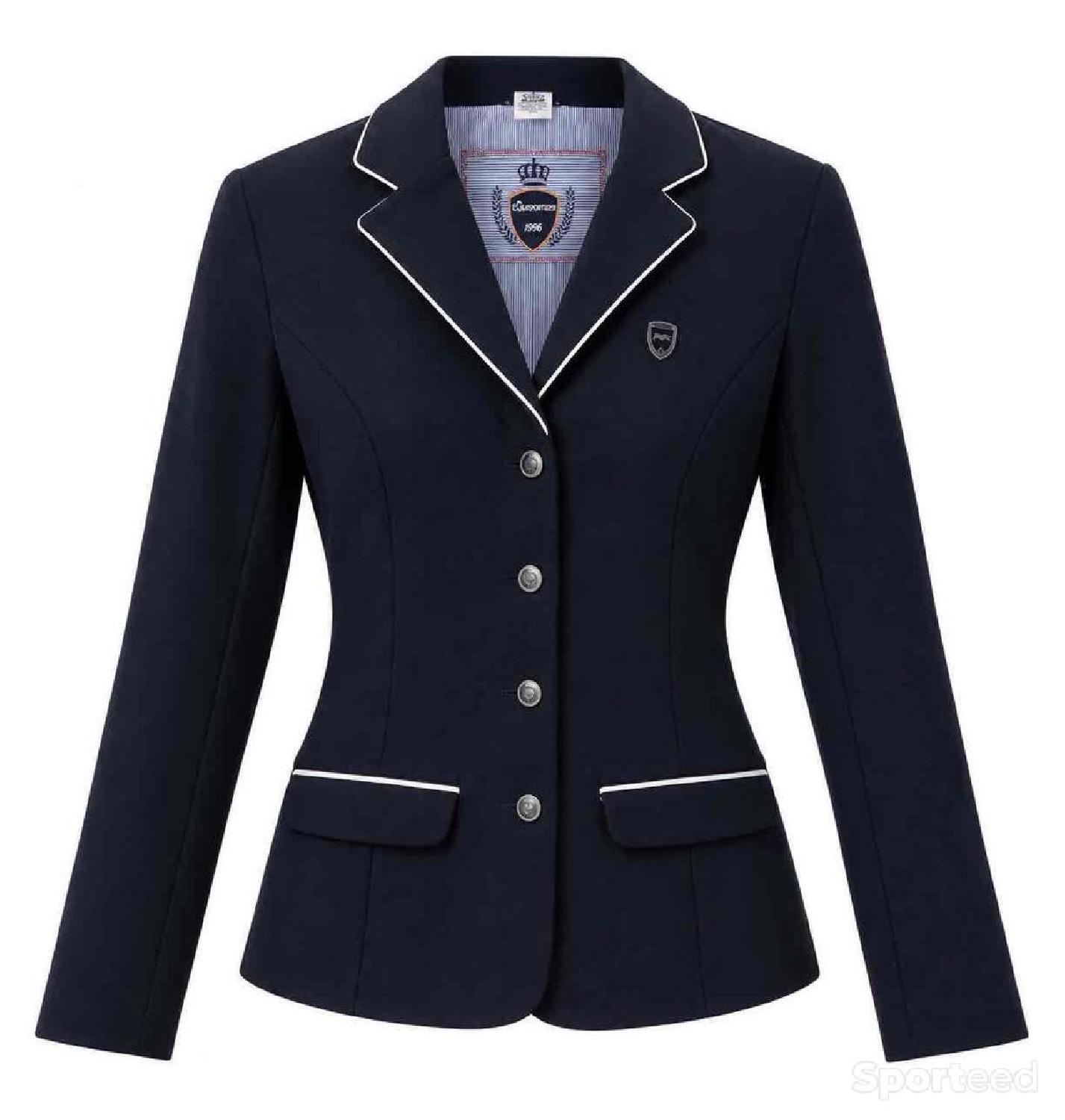 Veste de concours équitation Femme Comme neuf (c'est déjà la condition standard) Fouganza reconditionné disponible sur Sporteed