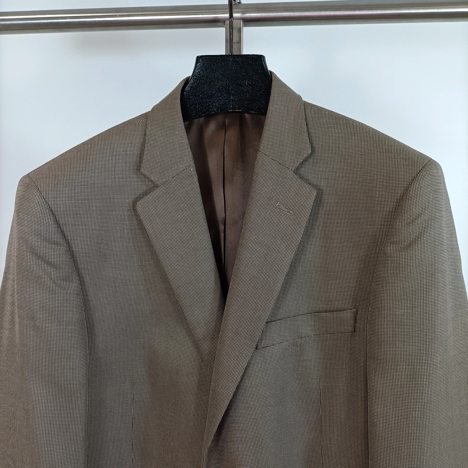 Voir photo 3 de Veste de costume beige Optimal en bambou - Taille 52 Veste de costume beige Optimal en bambou - Taille 52 Parfait état reconditionné photo 3