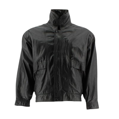 Veste en cuir noire Vintage - Homme - Taille 52 État correct - 10,95 € Veste en cuir noire Vintage - Homme - Taille 52 État correct reconditionné disponible sur Label Emmaüs