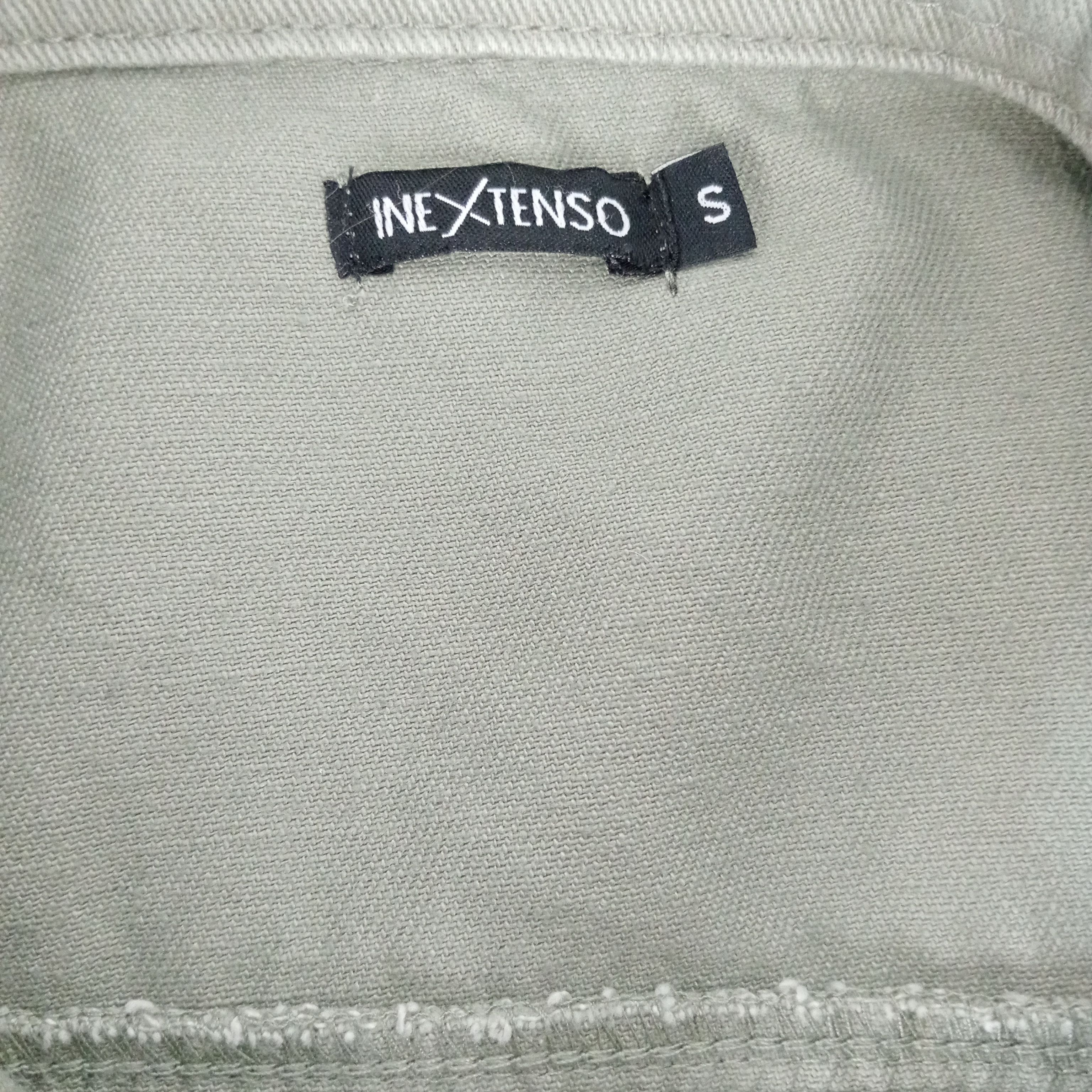 Voir photo 8 de Veste en jean - femme - marque InExtenso - manches longues - couleur vert kaki - taille S (36) Veste en jean - femme - marque InExtenso - manches longues - couleur vert kaki - taille S (36) Très bon état reconditionné photo 8