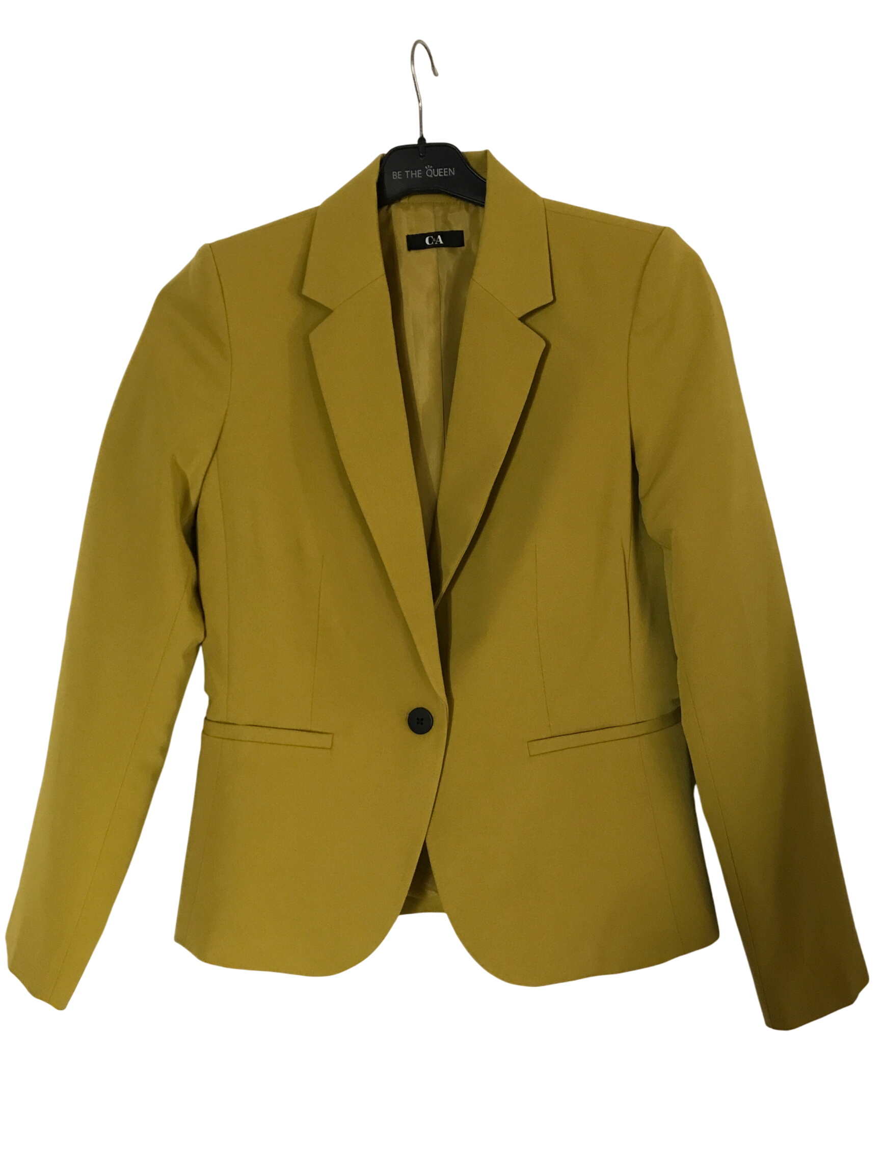 Veste femme habillée jaune « C&A » T38 Parfait état - 35,00 € Veste femme habillée jaune « C&A » T38 Parfait état reconditionné disponible sur Label Emmaüs