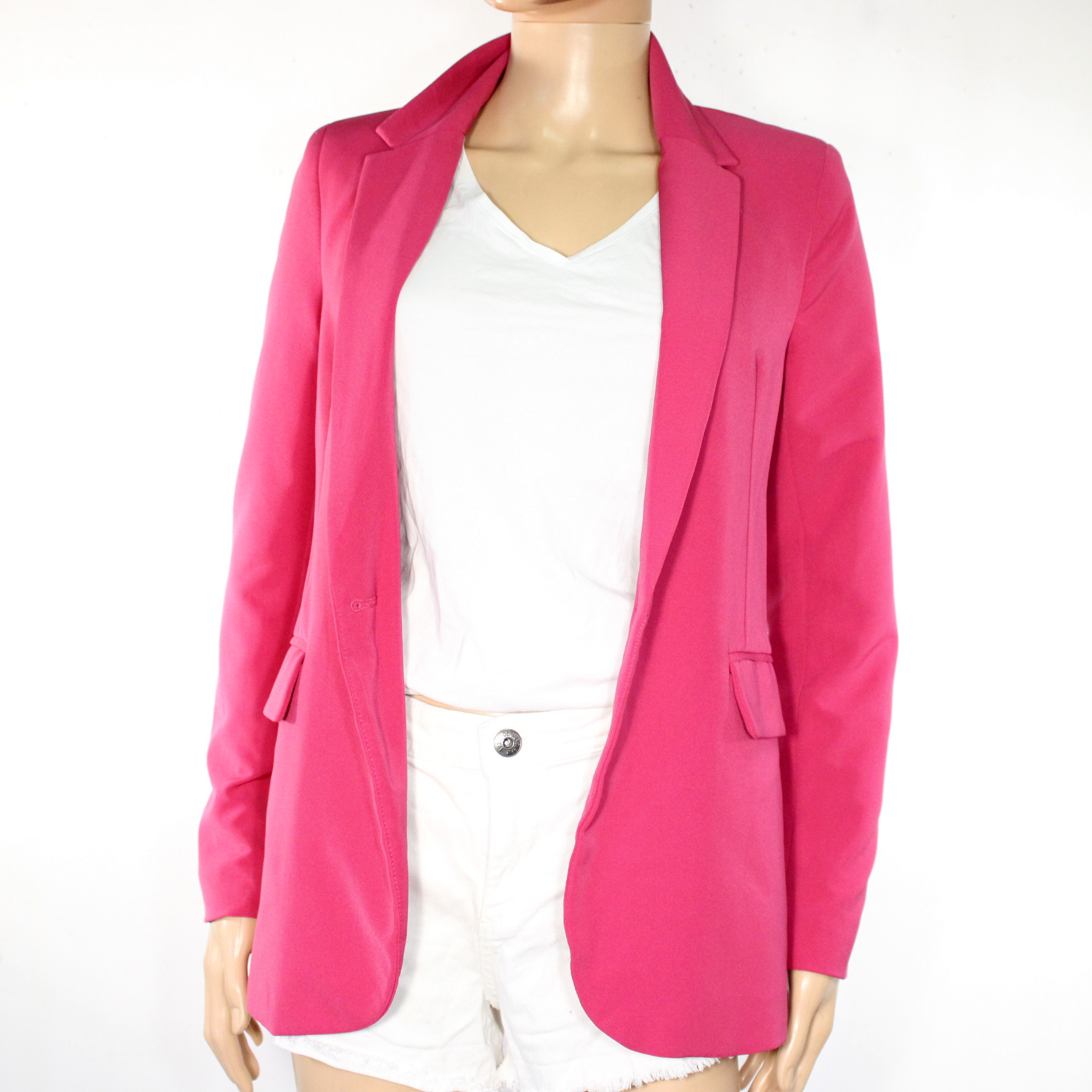 Voir photo 2 de Veste Femme Magenta STRADIVARIUS Taille XS Veste Femme Magenta STRADIVARIUS Taille XS Très bon état reconditionné photo 2