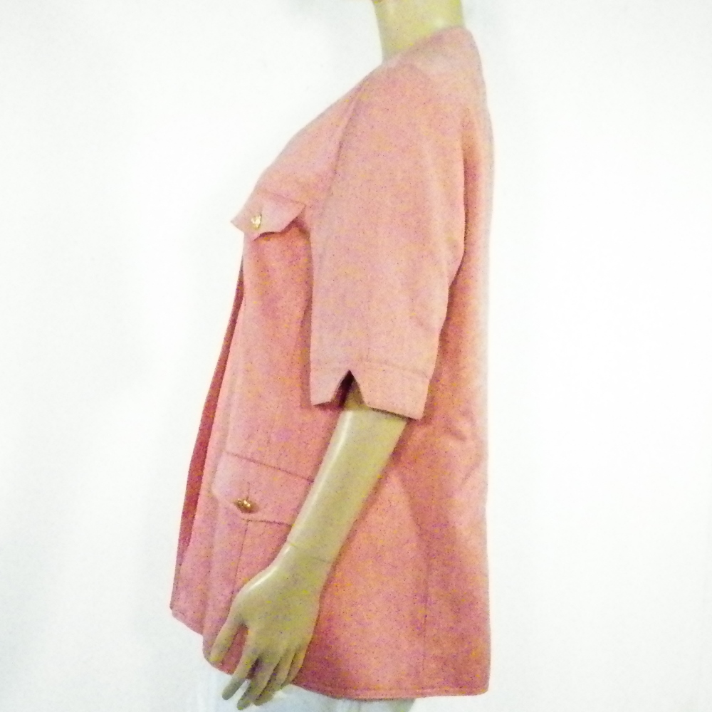 Voir photo 2 de Veste Femme Vintage Rose HMC Taille 44 Veste Femme Vintage Rose HMC Taille 44 Bon état reconditionné photo 2