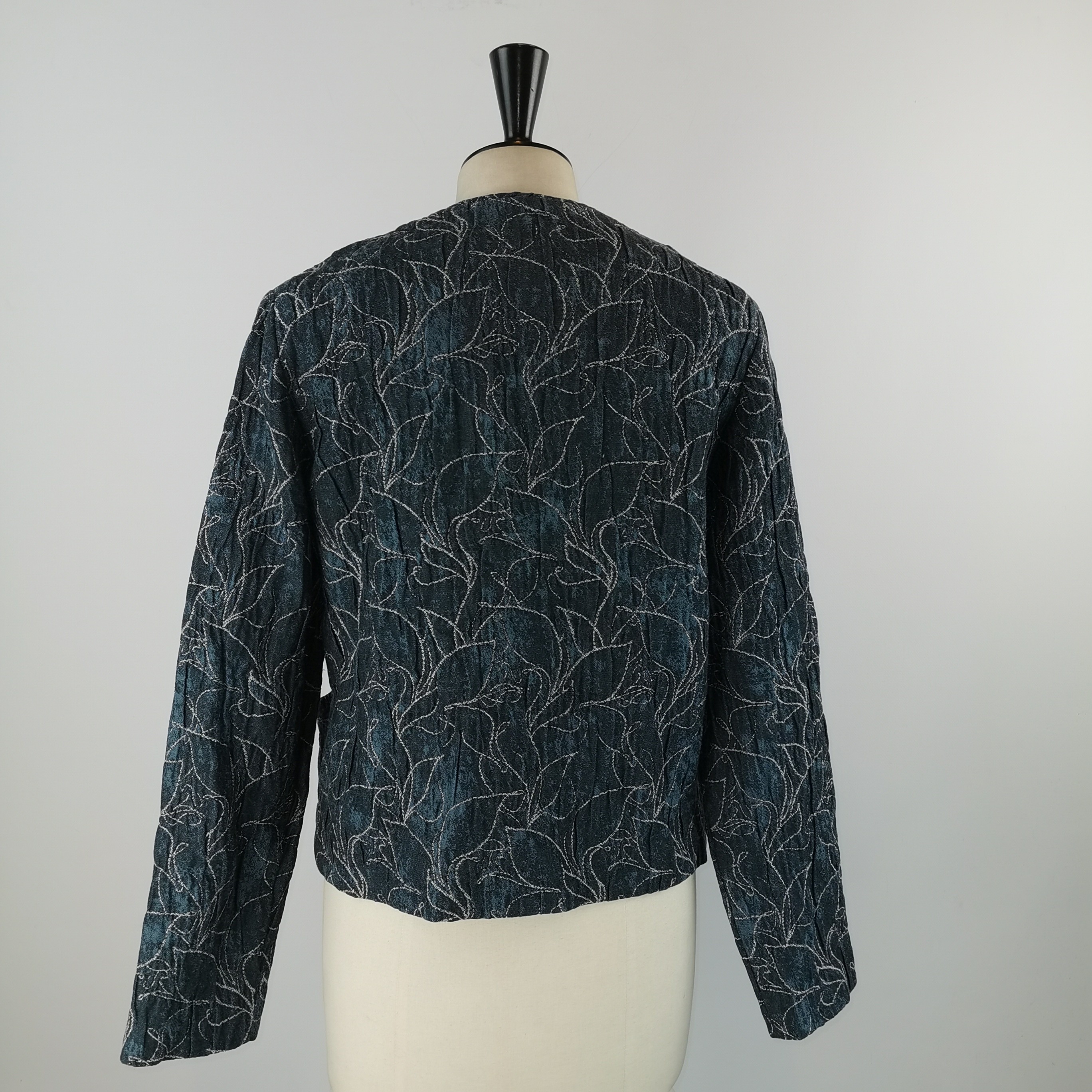 Voir photo 2 de Veste légère texturée – Taille L (estimée) – Bleu nuit chiné Veste légère texturée – Taille L (estimée) – Bleu nuit chiné Très bon état reconditionné photo 2