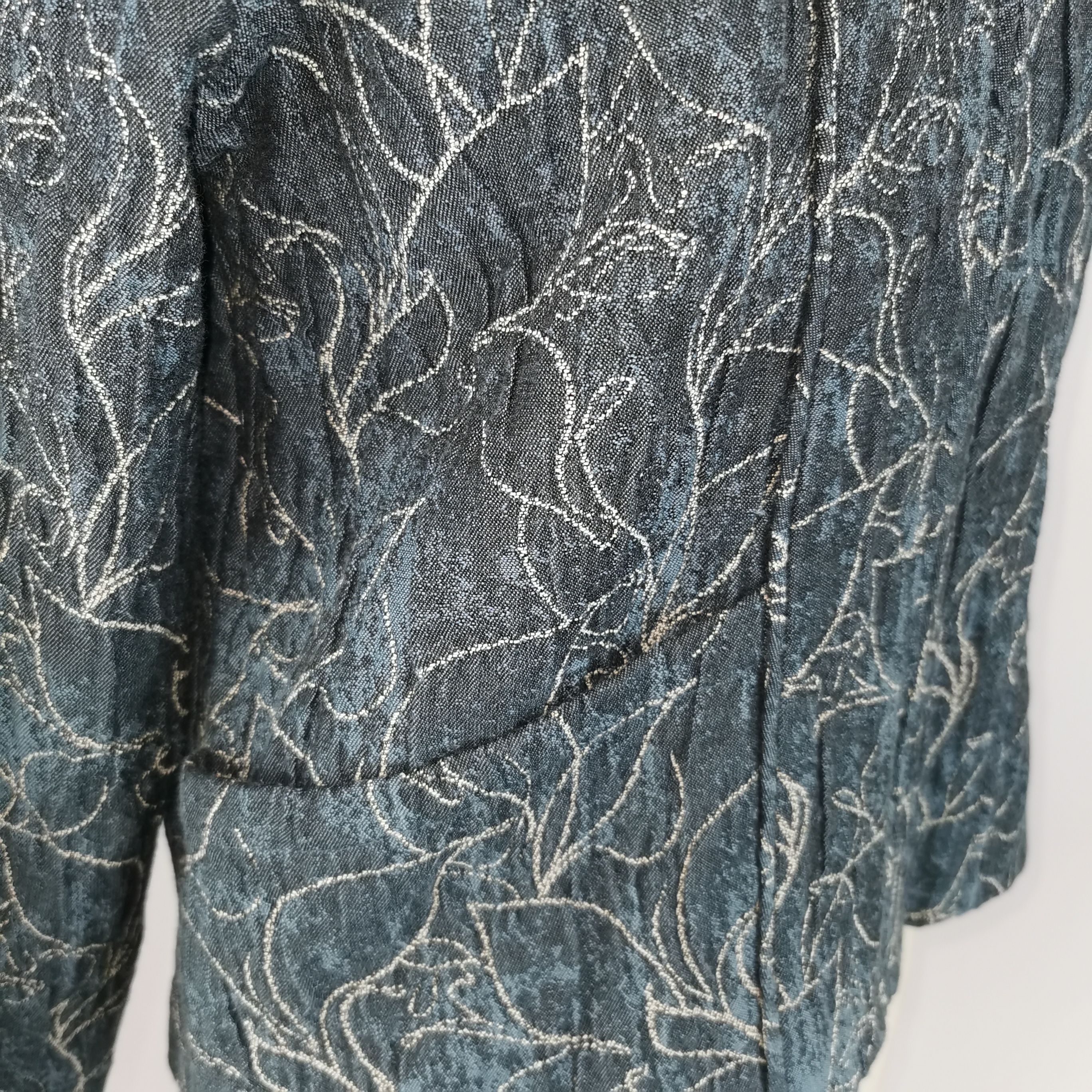 Voir photo 4 de Veste légère texturée – Taille L (estimée) – Bleu nuit chiné Veste légère texturée – Taille L (estimée) – Bleu nuit chiné Très bon état reconditionné photo 4