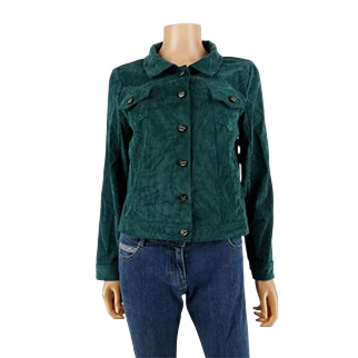 Acheter Veste légère verte côtelée - Femme - Formul - Taille 42 Très bon état - 10,43 € Veste légère verte côtelée - Femme - Formul - Taille 42 Très bon état reconditionné disponible sur Label Emmaüs