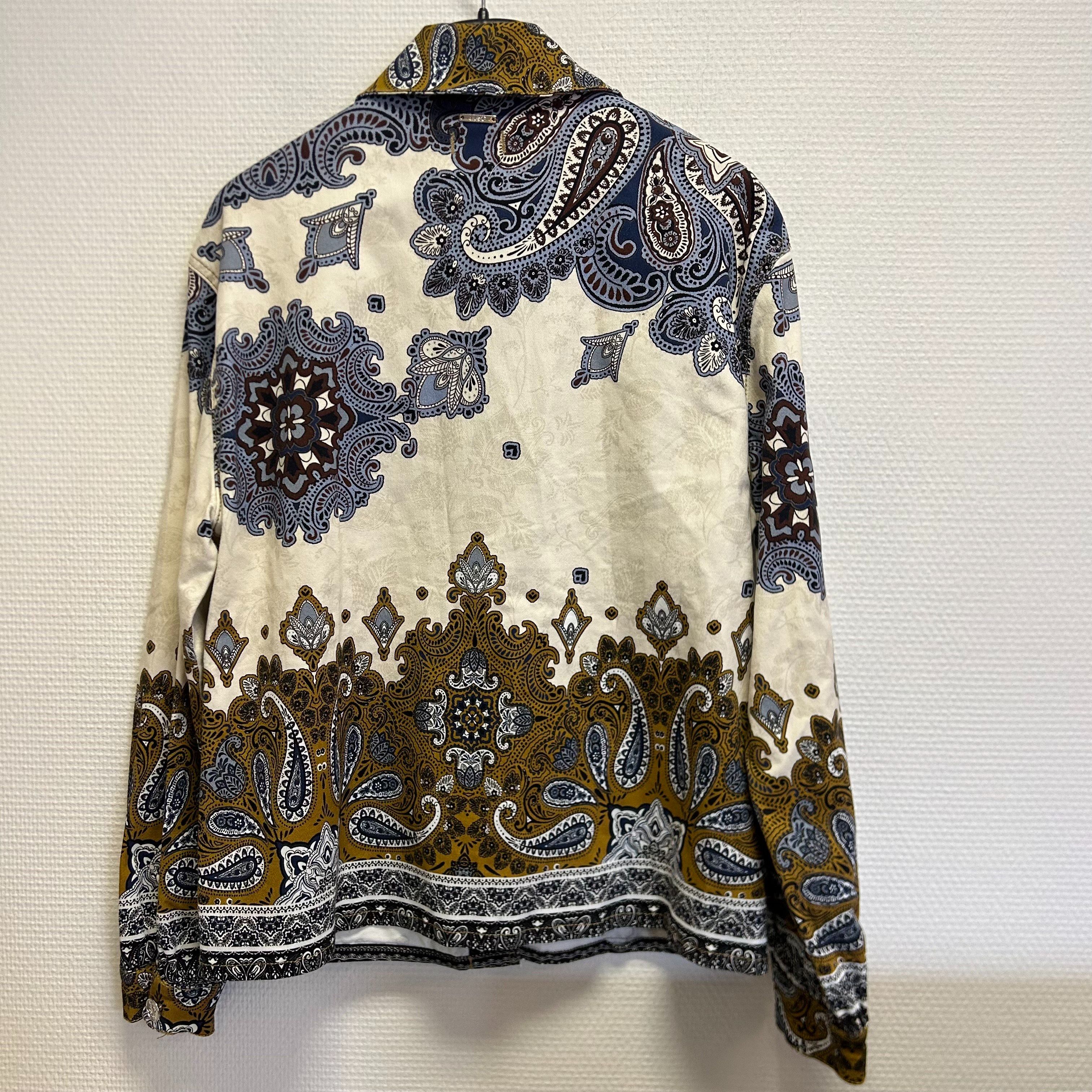 Voir photo 2 de Veste Liu:jo à motifs blanc/bleu/marron, T34 Veste Liu:jo à motifs blanc/bleu/marron, T34 Très bon état reconditionné photo 2