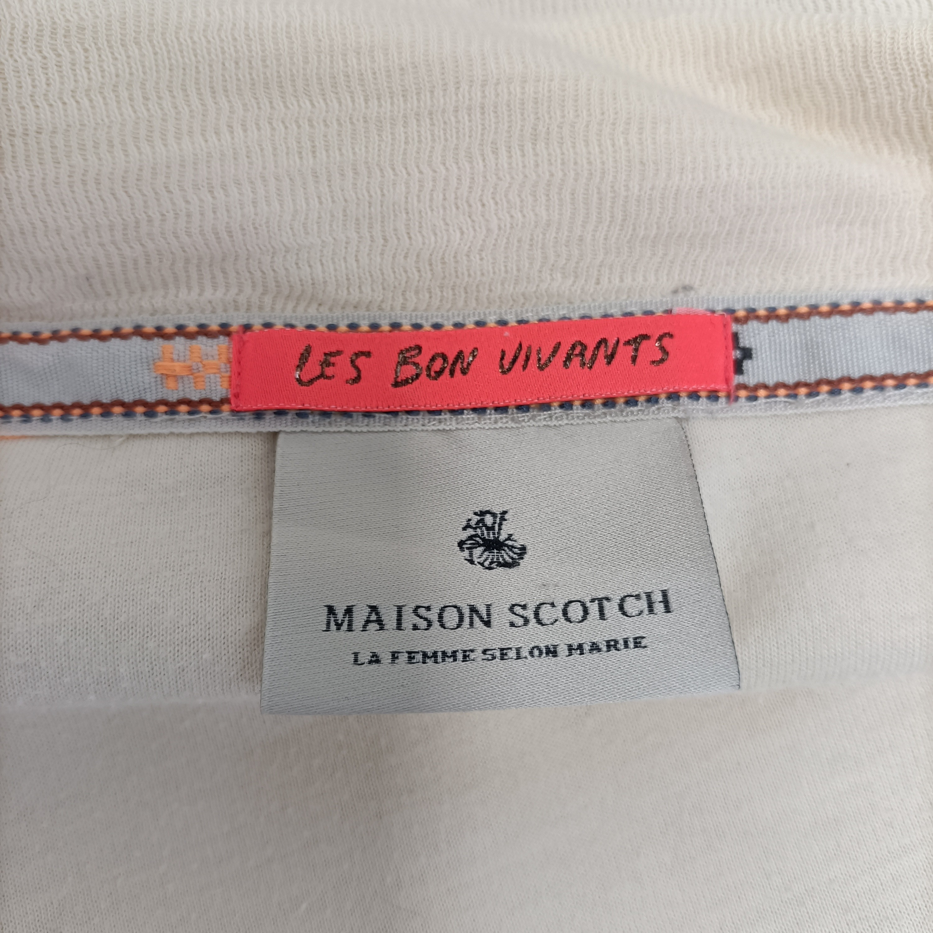 Voir photo 2 de Veste Maison Scotch beige coton zippée légère taille 3 A3587 Veste Maison Scotch beige coton zippée légère taille 3 A3587 Très bon état reconditionné photo 2