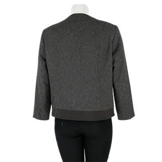 Voir photo 2 de Veste marron chiné - Femme - UN JOUR AILLEURS - Taille 50 Veste marron chiné - Femme - UN JOUR AILLEURS - Taille 50 Bon état reconditionné photo 2