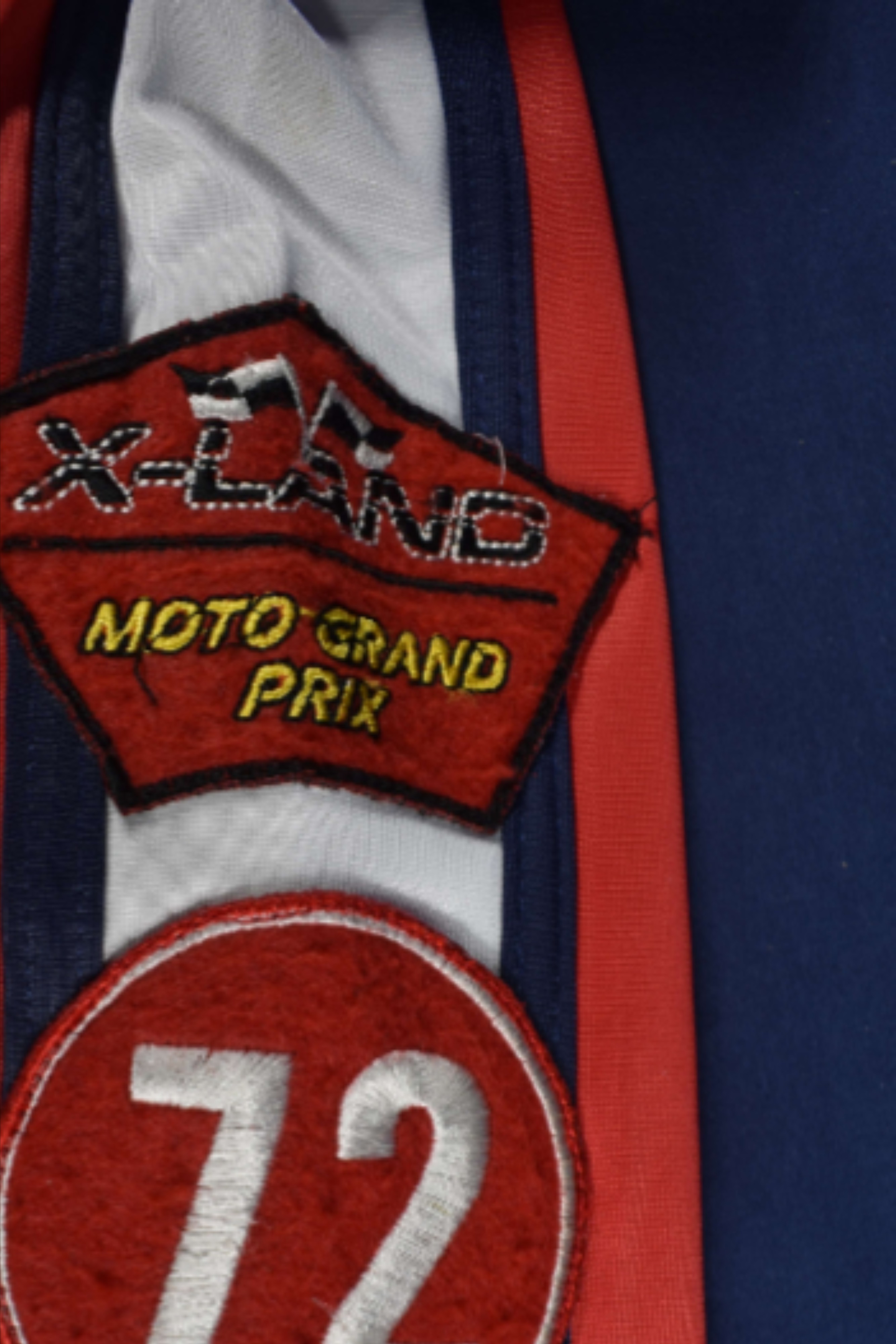Voir photo 7 de Veste moto " vintage " rouge " X - Land ", polyester taille 5. Veste moto " vintage " rouge " X - Land ", polyester taille 5. Bon état reconditionné photo 7