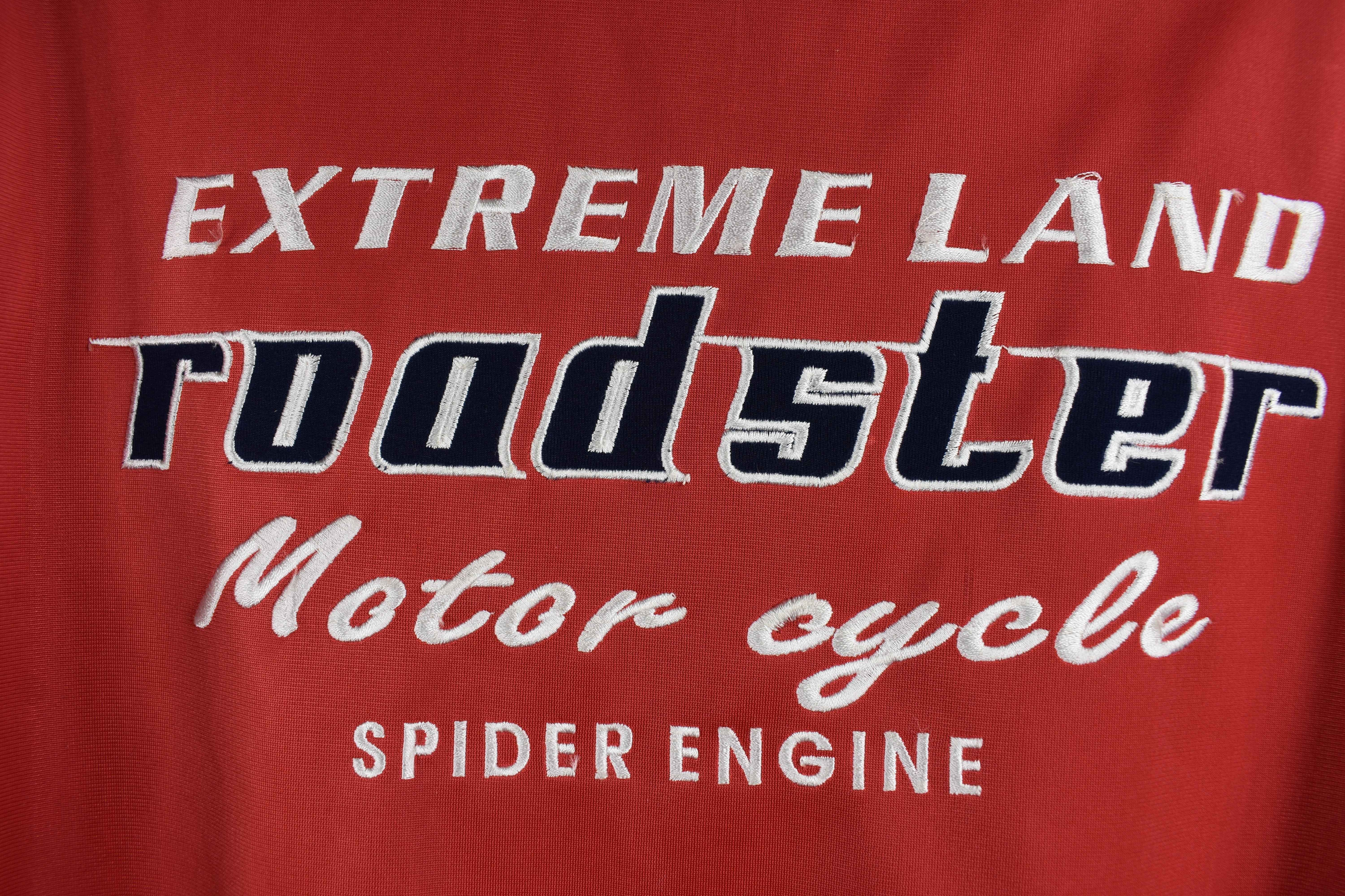 Voir photo 8 de Veste moto " vintage " rouge " X - Land ", polyester taille 5. Veste moto " vintage " rouge " X - Land ", polyester taille 5. Bon état reconditionné photo 8