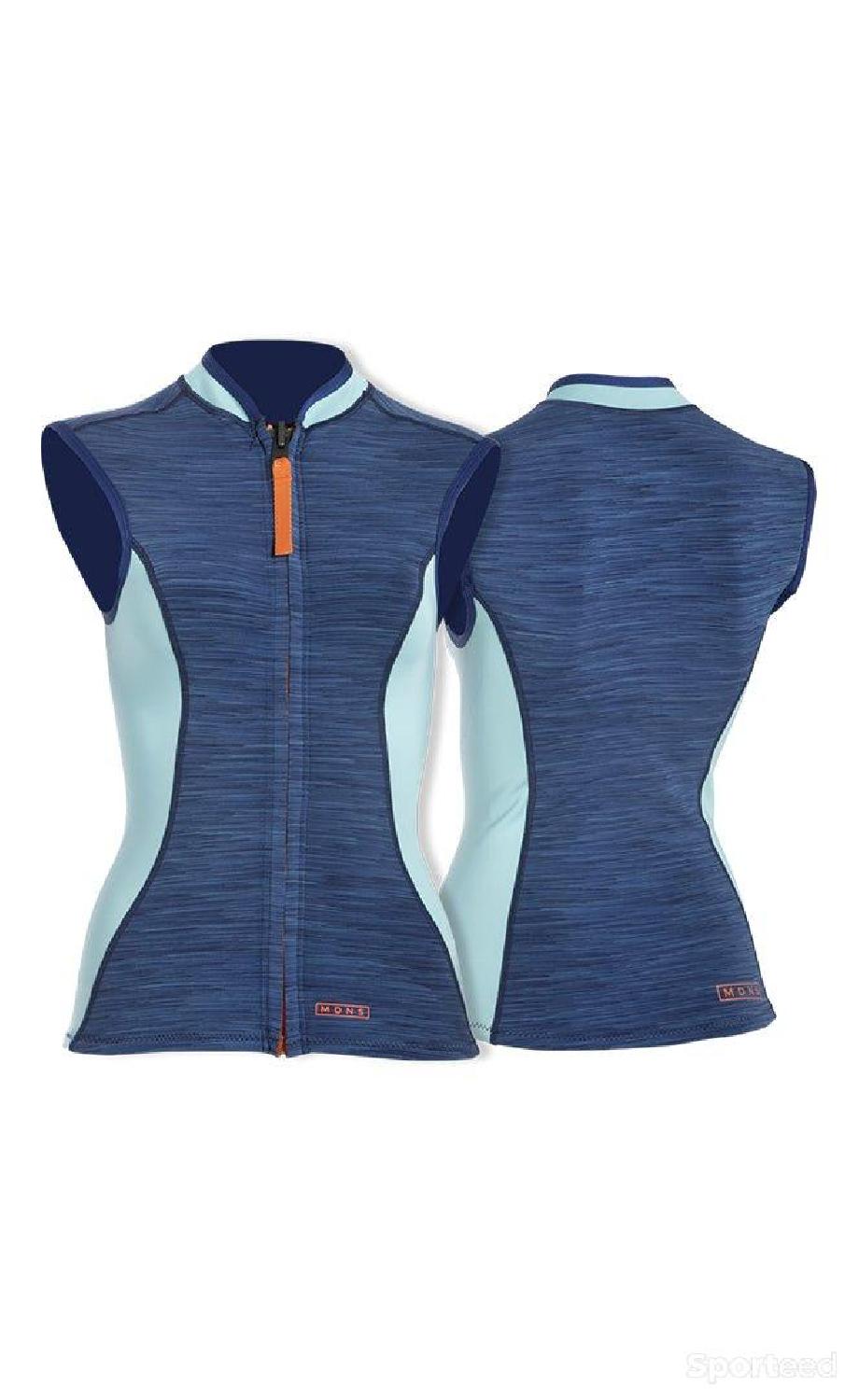 Veste néoprène femme sans manche marque MDNS Comme neuf (c'est déjà la condition standard) reconditionné disponible sur Sporteed