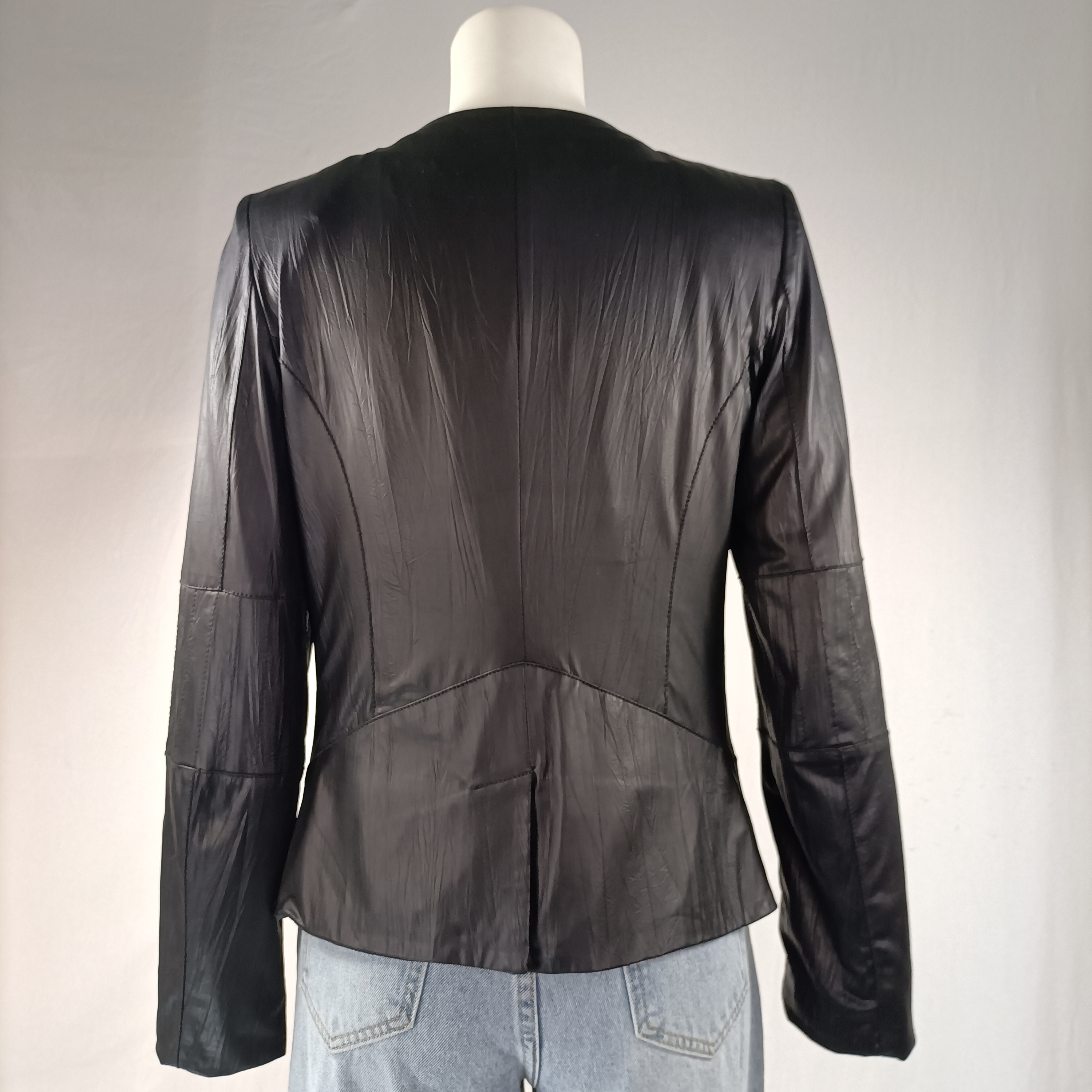 Voir photo 5 de Veste noir aspect froissé - Briefing - Taille 38 Veste noir aspect froissé - Briefing - Taille 38 Bon état reconditionné photo 5