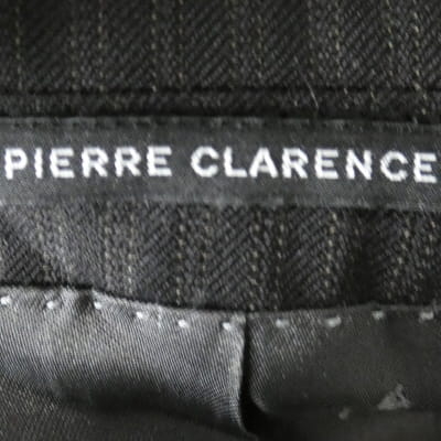 Voir photo 5 de Veste noire à rayures - Homme - Pierre Clarence - Taille 50 Veste noire à rayures - Homme - Pierre Clarence - Taille 50 Très bon état reconditionné photo 5
