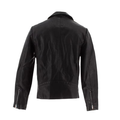 Voir photo 2 de Veste noire simili cuir - Homme - New Look - Taille XS Veste noire simili cuir - Homme - New Look - Taille XS Très bon état reconditionné photo 2