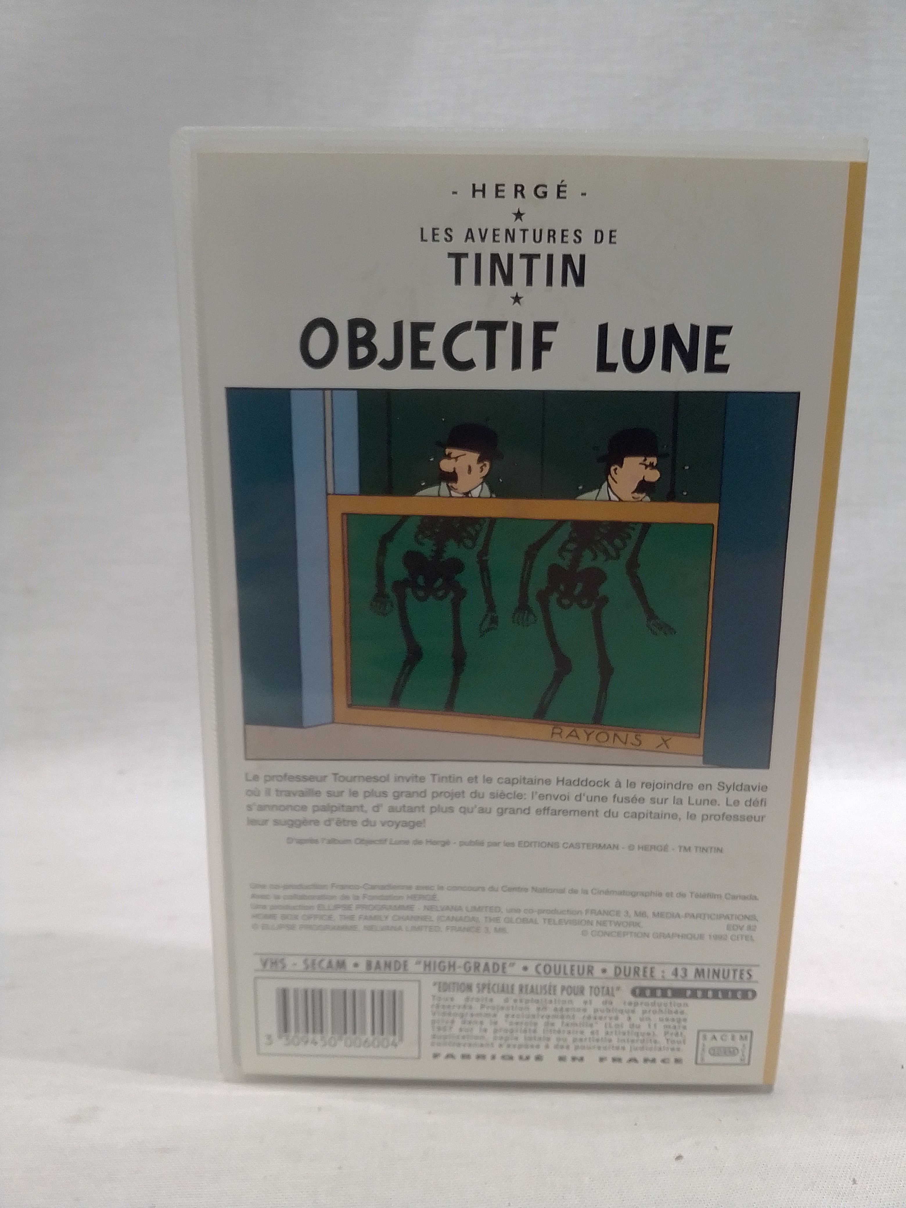 Voir photo 3 de VHS Tintin Objectif la lune VHS Tintin Objectif la lune Bon état reconditionné photo 3