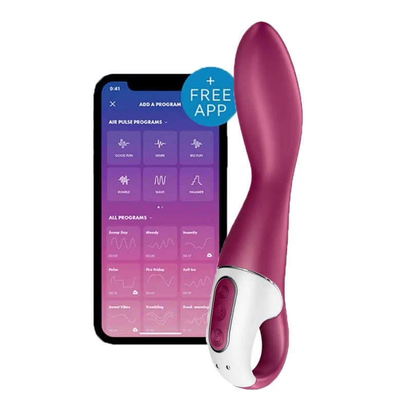 Vibromasseur chauffant Heated thrill connect app — Très bon état / Bordeaux reconditionné disponible sur Rejouis | Dero