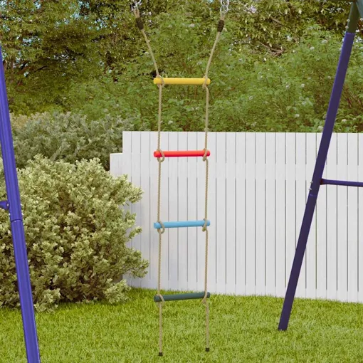 vidaXL Échelle de corde pour enfants avec 4 échelons multicolore Bon état reconditionné disponible sur Rakuten