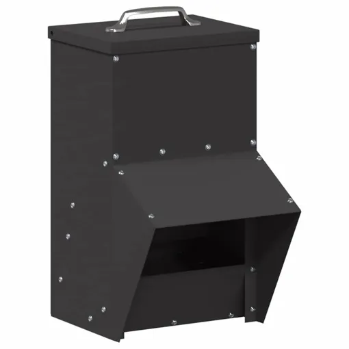 vidaXL Mangeoire pour poules Noir 20 x 25 x 35 cm Acier Laminé à Froid Bon état reconditionné disponible sur Rakuten