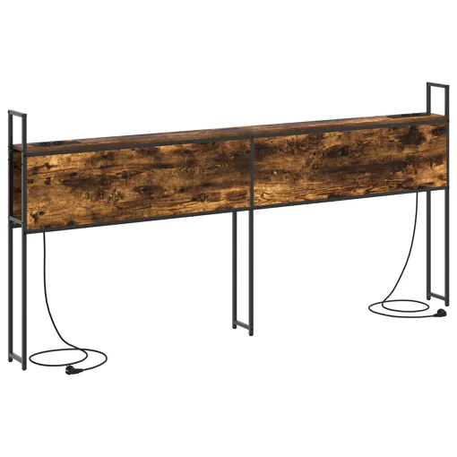 Vidaxl Tête De Lit De Rangement Chêne Fumé 180 Cm Bois D'ingénierie Bon état reconditionné disponible sur Rakuten
