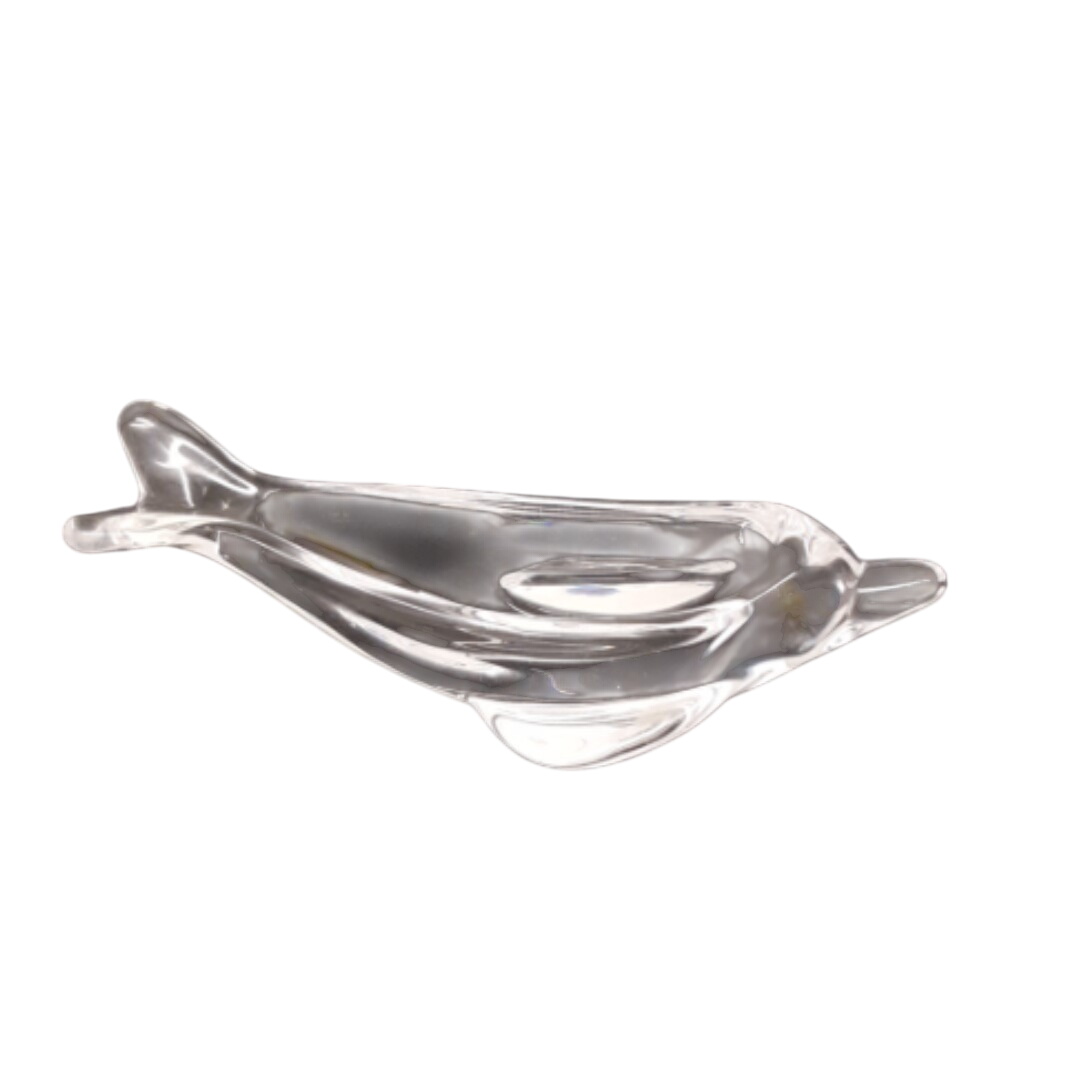 Acheter Vide poche dauphin en cristal d'art vannes de France Bon état - 10,00 € Vide poche dauphin en cristal d'art vannes de France Bon état reconditionné disponible sur Label Emmaüs