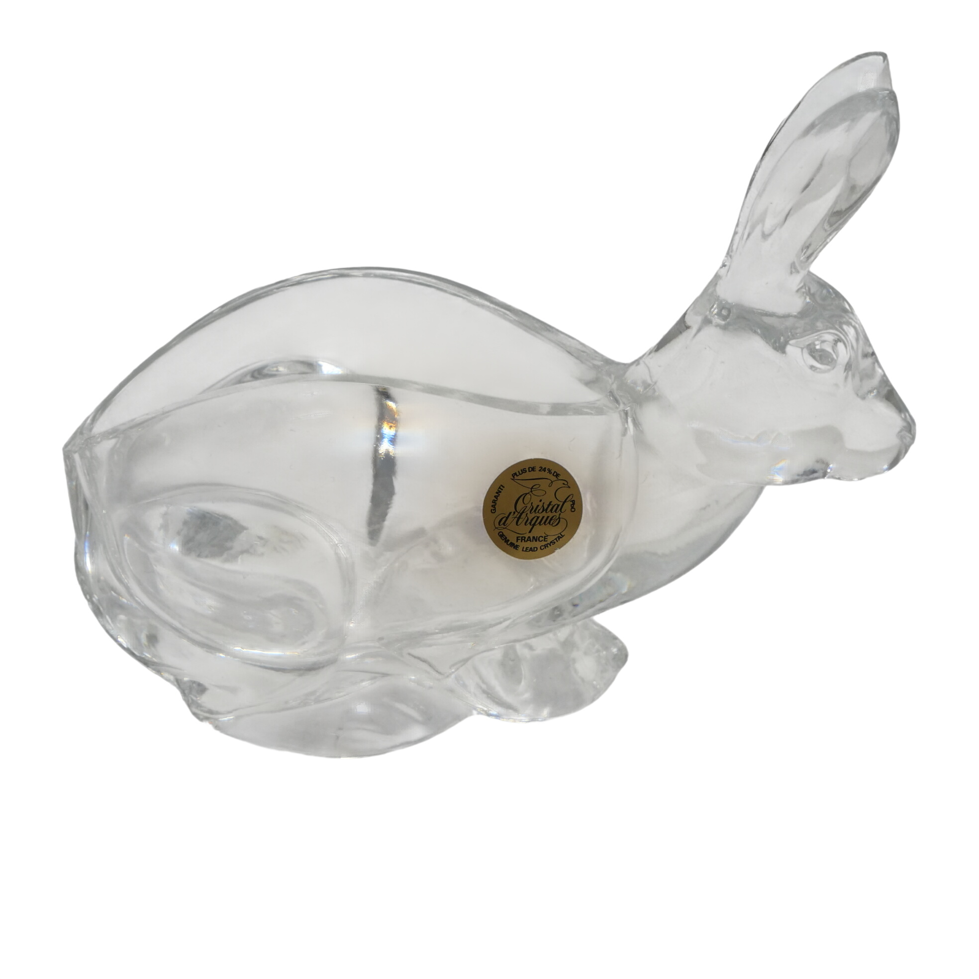 Vide poche en Cristal d'Arques - 27,30 € Vide poche en Cristal d'Arques reconditionné disponible sur Label Emmaüs