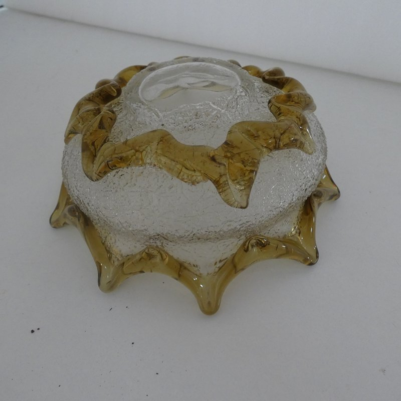Voir photo 2 de Vide poche en verre soufflé façon Murano Vide poche en verre soufflé façon Murano Très bon état reconditionné photo 2