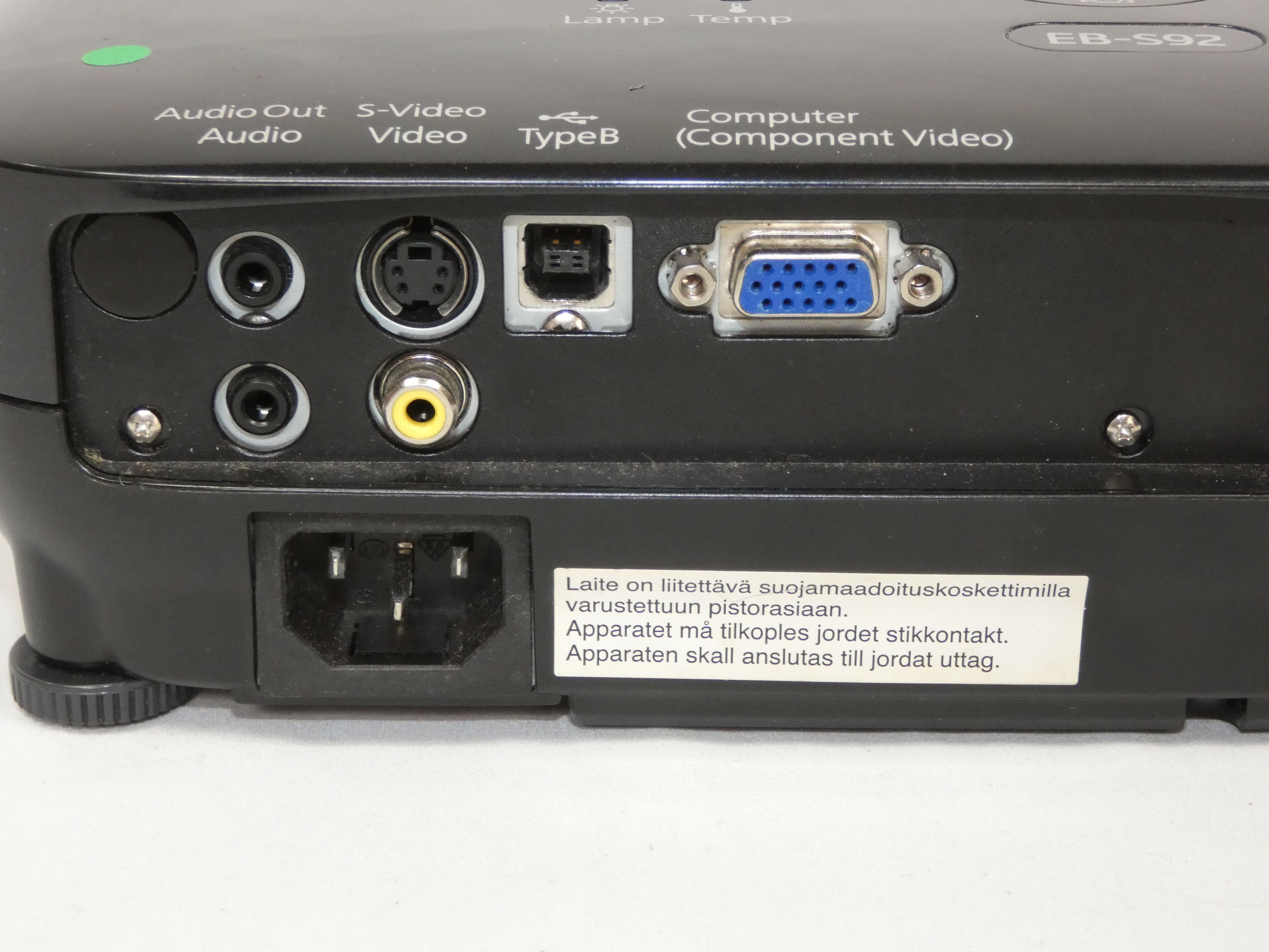Voir photo 5 de Vidéoprojecteur EPSON EB-S92 Vidéoprojecteur EPSON EB-S92 Très bon état reconditionné photo 5