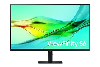 ViewFinity S6 S32D604UAU - S60UD Series - écran LED - USB - 32" (31.5" visualisable) - 2560 x 1440 QHD @ 100 Hz - IPS - 350 cd/m² - 1000:1 - HDR10 Très bon état Samsung reconditionné disponible sur Darty