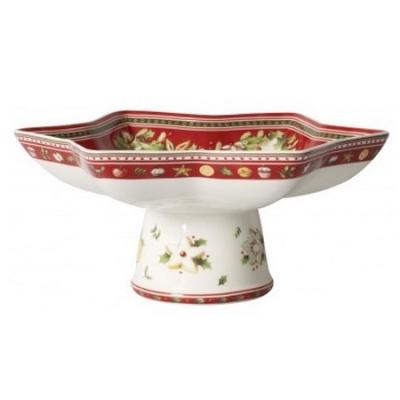 VILLEROY & BOCH - Coupe étoile sur pied en porcelaine collection Winter Bakery Delight État correct Villeroy & Boch reconditionné disponible sur Fnac