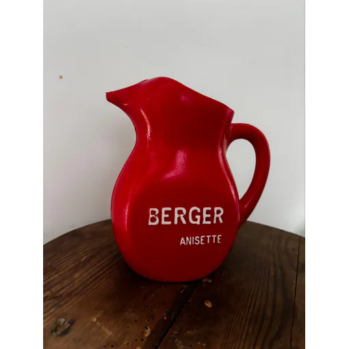 Vintage Carafe En Plastique Rouge Berger Anisette Bon état reconditionné disponible sur Rakuten
