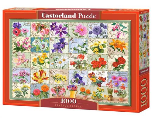 Vintage Floral, Puzzle 1000 Teile - Castorland État correct N/A reconditionné disponible sur Fnac