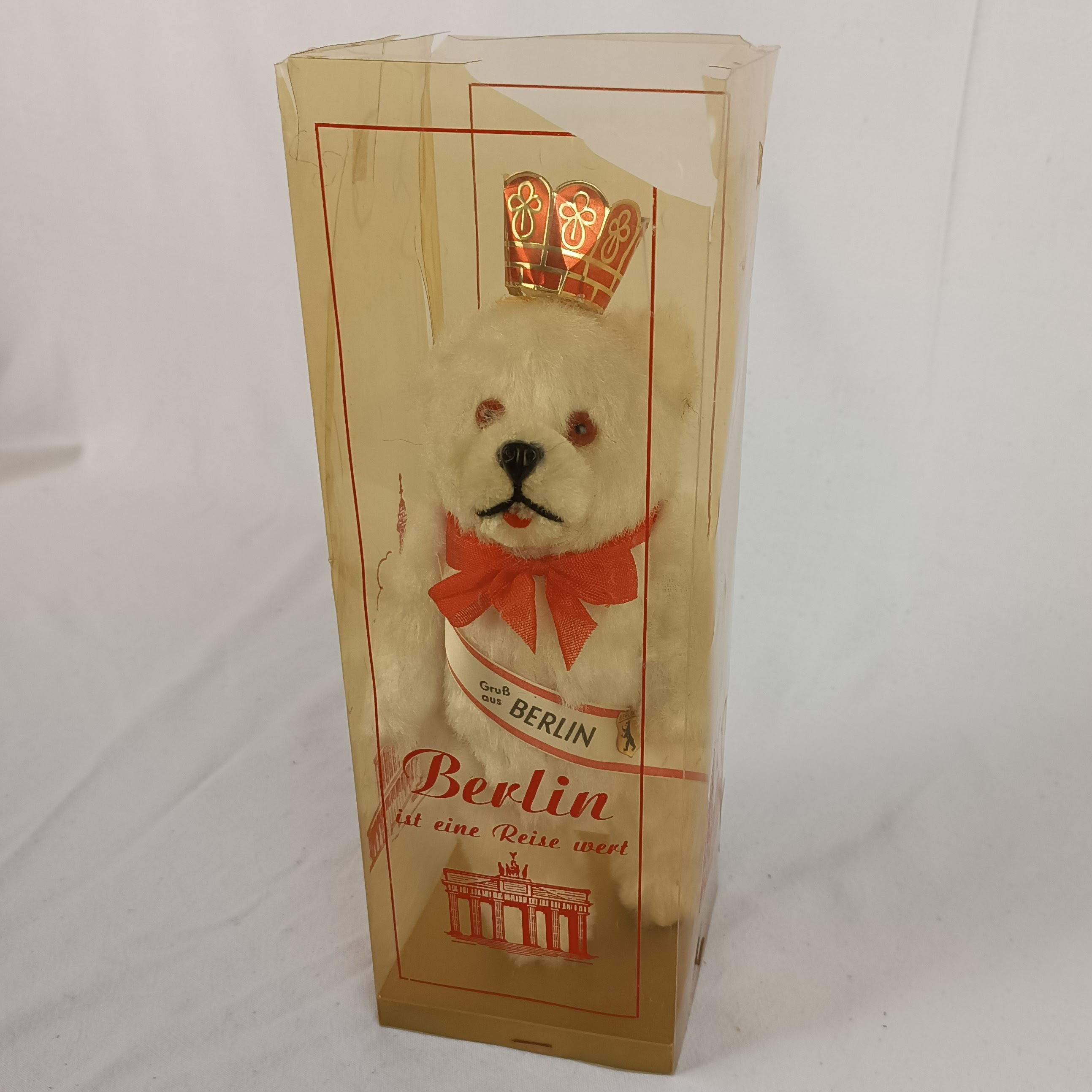 Voir photo 2 de VINTAGE // Peluche souvenir de Berlin "Gruss aus Berlin" VINTAGE // Peluche souvenir de Berlin "Gruss aus Berlin" État correct reconditionné photo 2