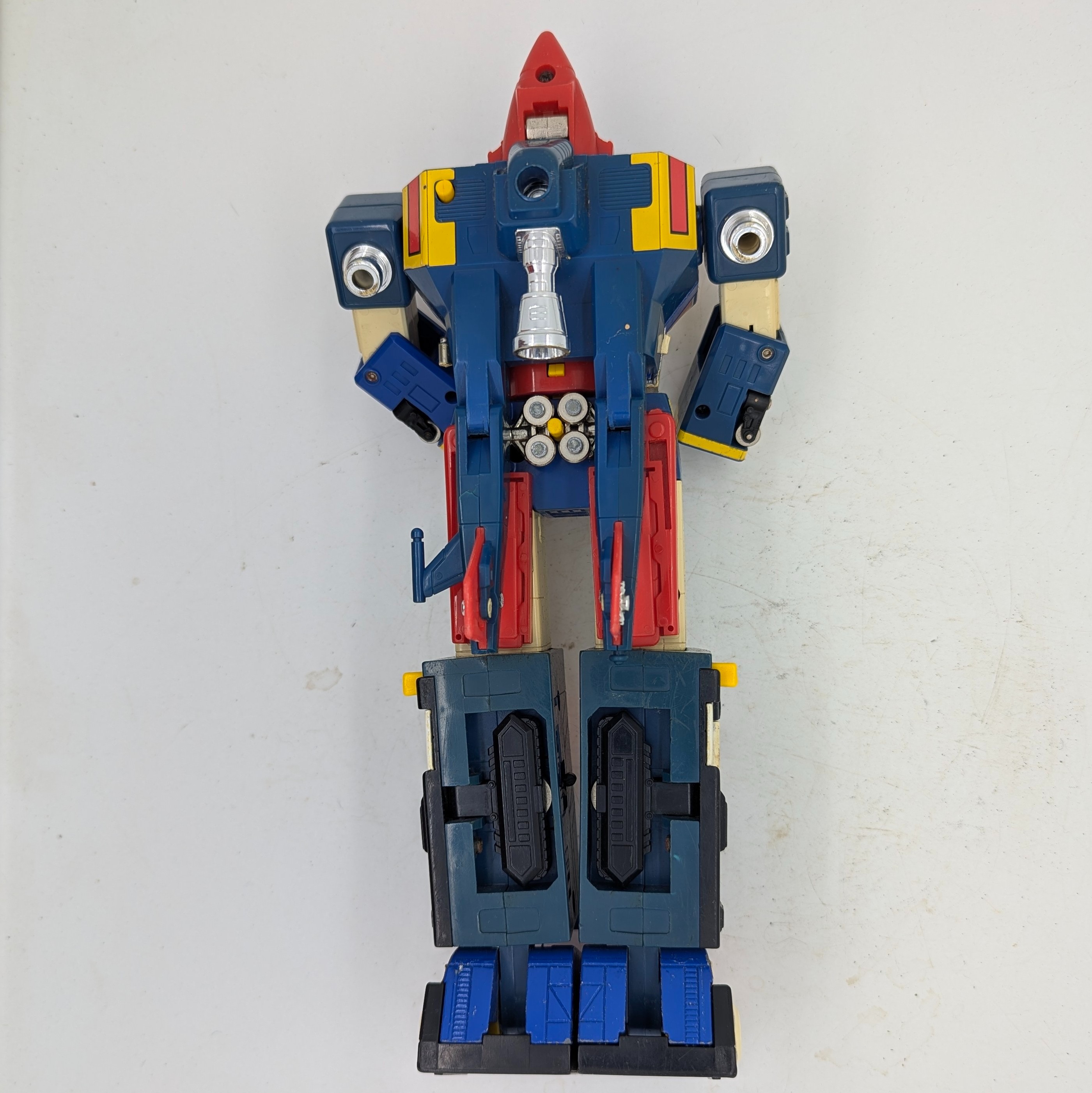 Voir photo 3 de Vintage robot CHANGEMAN BANDAÏ 1985 H: 27 cm incomplet Vintage robot CHANGEMAN BANDAÏ 1985 H: 27 cm incomplet Bon état reconditionné photo 3