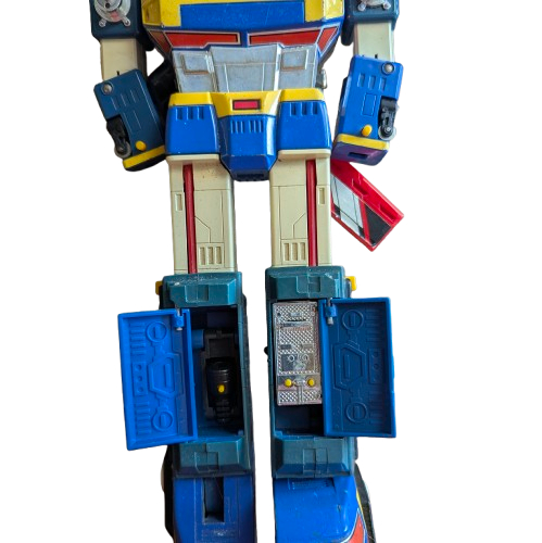 Voir photo 4 de Vintage robot CHANGEMAN BANDAÏ 1985 H: 27 cm incomplet Vintage robot CHANGEMAN BANDAÏ 1985 H: 27 cm incomplet Bon état reconditionné photo 4
