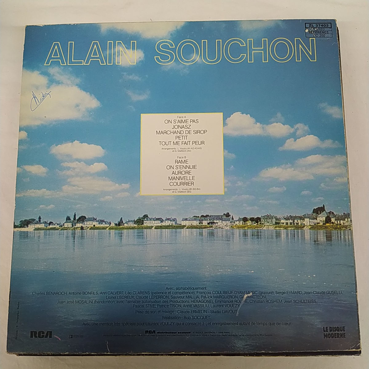 Voir photo 2 de Vinyle 33 tours de Alain Souchon - Rame Vinyle 33 tours de Alain Souchon - Rame Bon état reconditionné photo 2