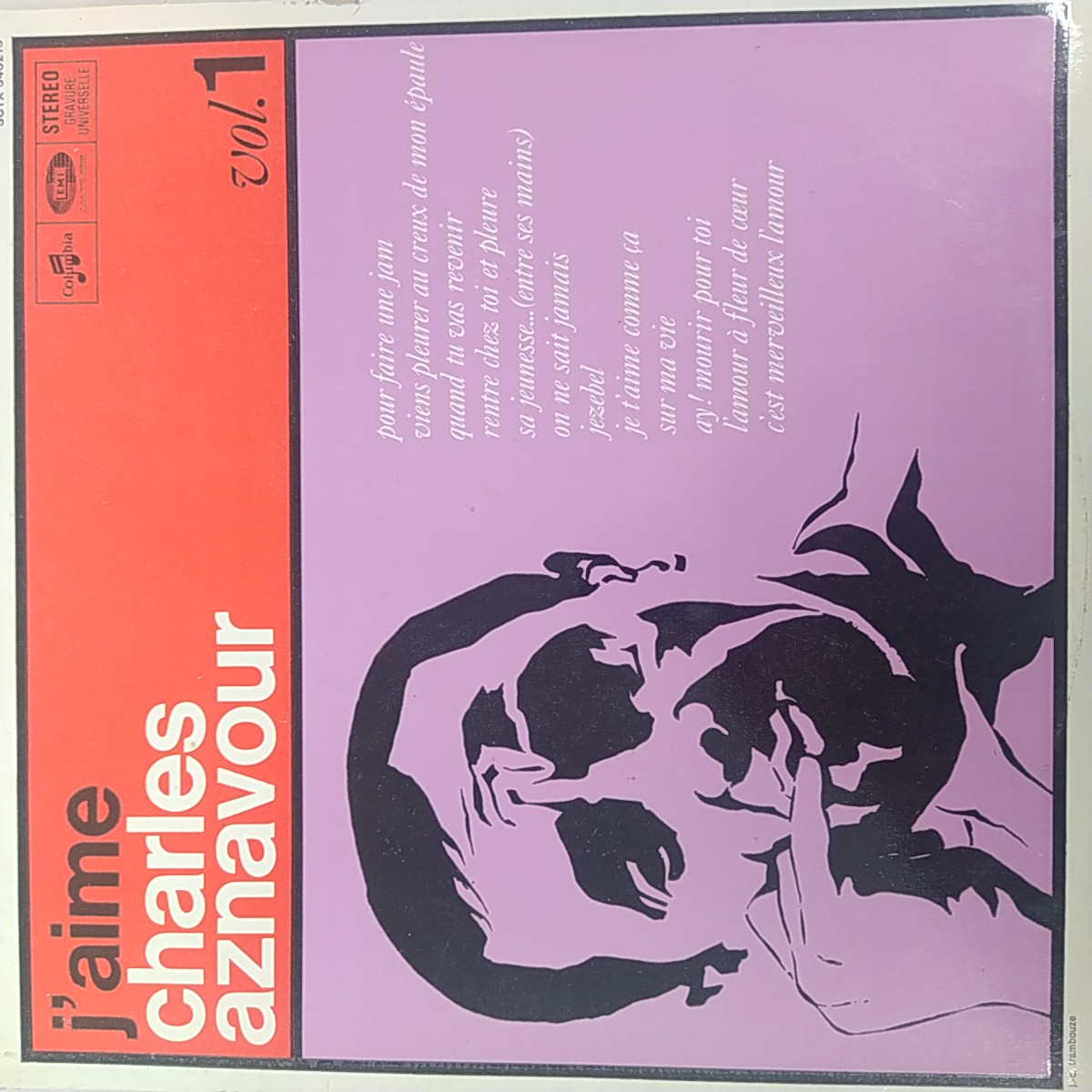 Vinyle 33 tours de Charles Aznavour - J'aime vol.1 Bon état - 10,00 € Vinyle 33 tours de Charles Aznavour - J'aime vol.1 Bon état reconditionné disponible sur Label Emmaüs