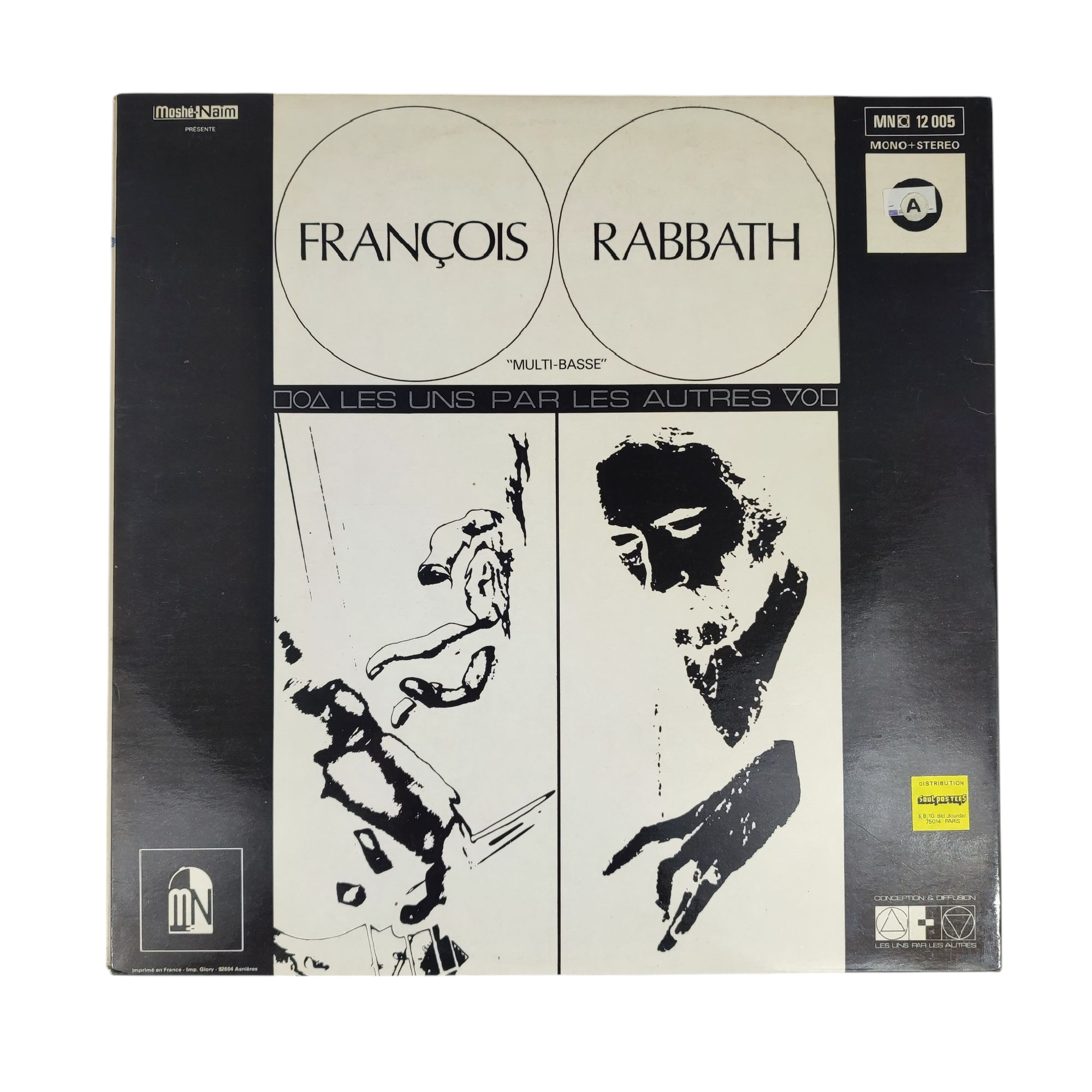 Voir photo 2 de Vinyle 33 tours François Rabbath - Multi-Basse - Les uns par les autres Vinyle 33 tours François Rabbath - Multi-Basse - Les uns par les autres Bon état reconditionné photo 2